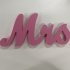  US Direct  1 Set Wooden Mr  And  Mrs  Letter  Ornament Wedding Props Large Photography Props Pink