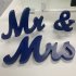  US Direct  1 Set Wooden Mr  And  Mrs  Letter  Ornament Wedding Props Large Photography Props Pink