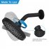  US Direct  1 set ABS SS Shower Arm 6  Single Function Silicone Shower Overhead Spray Set A99100