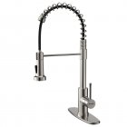 US 1 stainless steel 2001CM spring kitchen faucet