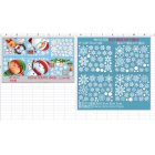 US 10pcs Electrostatic Film Christmas Decoration Window Stickers 28x35cm
