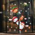  US Direct  10 Pcs set Electrostatic  Film  Christmas  Decoration  Window  Stickers Beautiful Office Home Decoration 28x35cm