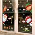 US Direct  10 Pcs set Electrostatic  Film  Christmas  Decoration  Window  Stickers Beautiful Office Home Decoration 28x35cm