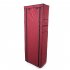  US Direct  10 layer 9 Lattices Non woven Fabric Shoe  Rack Room saving Shoe Cabinet Red wine
