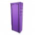  US Direct  10 layer Non woven Shoe Rack Closet Shoe Storage Cabinet Organizer With 9 Compartments purple