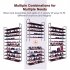  US Direct  100cm 10 Tiers Shoe Rack Super Wide Extra Large Simple Assembly Shoe Shelf Storage Organizer With Handle coffee