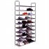  US Direct  100cm 10 Tiers Shoe Rack Super Wide Extra Large Simple Assembly Shoe Shelf Storage Organizer With Handle coffee