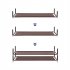  US Direct  100cm 10 Tiers Shoe Rack Super Wide Extra Large Simple Assembly Shoe Shelf Storage Organizer With Handle coffee