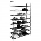 US 100cm 8 Layers Shoe Rack Extra Wide Portable Combined Simple Shoe Rack
