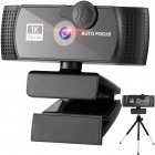 [US Direct] 1080p Full Hd  Camera Professional Video Conference Camera For Home Office With 2 Million Pixel Cmos black