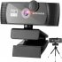  US Direct  1080p Full Hd  Camera Professional Video Conference Camera For Home Office With 2 Million Pixel Cmos black