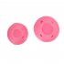  US Direct  10Pcs Magic Home DIY Hair Care Curler Soft Silicone Roller Curling Iron Hairstyle Tool Pink