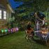  US Direct  10pc Tube Light 7colors Garden Lawn Light Solar Light For Garden Decoration Colorful