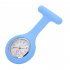  US Direct  10pcs set Nurses Watch Portable Pin Buckle Plastic Case Watch High Quality Silicone Watch 10pcs set