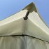  US Direct  10x10ft Outdoor Tent With 4 Sided Curtains Double Top Waterproof Anti uv Patio Garden Gazebo Shading Canopy beige