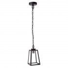 [US Direct] 110-240v Chandelier E26 Lantern Pendant Light For Dining Room Kitchen Hallway Entryway black