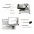  US Direct  110v 150w 7 5 Inch Electric Food Cutter Semi automatic Stainless Steel Home Food Slicer Machine silver