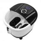 [US Direct] 110v 300/400/500w Foot  Bath With Touch Screen Digital Display Frequency Conversion Automatic Roller 8802 Black and white
