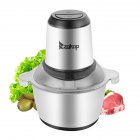 US 110v 300w 2l Electric Meat  Grinder Stainless Steel Sausage Maker For Home Kitchen As shown
