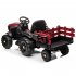  US Direct  12v 7ah Battery Lz 925 Agricultural  Vehicle  Toys With Rear Bucket Red  without Remote Control  Red