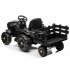  US Direct  12v 7ah Battery Lz 925 Agricultural  Vehicle  Toys With Rear Bucket Black  without Remote Control  Black