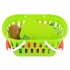  US Direct  13 Piece Plastic Cutting Fruits and Vegetables Set with Basket Play Food Set for Pretend Play