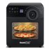  US Direct  14l Fryer Oven 16 Intelligent Programs Extra Large Capacity Oil less Convection Oven Small Appliances black