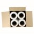  US Direct  18  X 1500  80 Gauge 4 Rolls Tray Wrap Stretch Film Hand Shrink Wrap 1500 Feet For Goods Bundling Moving Transparent