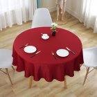 US 180GSM Waterproof Toothpick Bar Bar Jacquard Tablecloth Burgundy_70