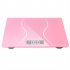  US Direct  180kg 0 1kg Weight Scale Slim Waist Pattern 6mm Tempered Glass 28x28cm Lb kg High Precision Measurements pink