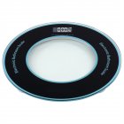[US Direct] 180kg/50g Disc Model Weight Scale 8mm Tempered Glass Non-slip Lb/kg Scale 33x33cm With Backlight Display black