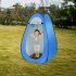  US Direct  180t Camping Tent 1 2 Person Portable Lightweight Foldable High strength Pop up Toilet Shower Tent Shelter blue