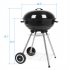  US Direct  18inch Spherical Charcoal Stove Diameter 15cm Cooking Stove  cover Furnace Body  For Camping Hiking Backpacking black