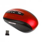 US 2.4GHZ Portable Wireless Mouse Cordless Optical Scroll Mouse for PC Laptop  red