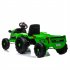  US Direct  2 4g Remote Control Tractor Toy With Trailer Dual Drive 12v 7a h 3 speed Mode Rc Tractor For Boys Gifts green