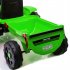  US Direct  2 4g Remote Control Tractor Toy With Trailer Dual Drive 12v 7a h 3 speed Mode Rc Tractor For Boys Gifts green