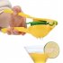  US Direct  2 In 1 Manual Juicer Plastic Lemon Lime Squeezer Max Extraction Manual Lemon Citrus Manual Juicer yellow