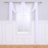 US Direct  2 Pcs Elastic Snow Gauze Chiffon  Curtains For Wedding Arch Swearing Background Photo Photography Outdoor Background Cloth 70x550cm  6 Yards  White
