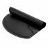 US Direct  2 Pcs set Anti fatigue  Floor  Mat For Hair Salon Barber Shop Hair Salon 3 x5 x1 2  Semicircular Black Black