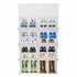  US Direct  2 Rows 7 tier 14 Grids Shoe Rack Organizer 40x30cm Cube Shoe Cabinet 72x32x122cm For Books Shoes Clothing Toys White