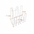  US Direct  2 Tier Metal Dish Drainers Multifunctional S shaped Bowls Dishes Chopsticks Spoons Collection Shelf Racks White