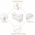  US Direct  2 Tier Metal Dish Drainers Multifunctional S shaped Bowls Dishes Chopsticks Spoons Collection Shelf Racks White