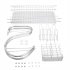  US Direct  2 Tier Metal Dish Drainers Multifunctional S shaped Bowls Dishes Chopsticks Spoons Collection Shelf Racks White