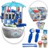  US Direct  2 in 1 Children  Doctor  Toy  Suit Doctor Role playing Backpack 39 Simulation Props Toys For Kids Blue