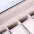  US Direct  20 Compartments Slots Watch Box Organizer Lockable Dual Layers Elegant Wooden Watch Collection Box For Men Women black