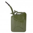 US 20L 0.6mm Fuel Can Portable Steel Oil Can Petrol Diesel Storage Can For Fuels Gasoline    ArmyGreen