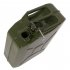  US Direct  20L 0 6mm Fuel Can Portable Steel Oil Can Petrol Diesel Storage Can For Fuels Gasoline    ArmyGreen