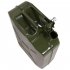  US Direct  20L 0 6mm Fuel Can Portable Steel Oil Can Petrol Diesel Storage Can For Fuels Gasoline    ArmyGreen