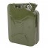  US Direct  20L 0 6mm Fuel Can Portable Steel Oil Can Petrol Diesel Storage Can For Fuels Gasoline    ArmyGreen