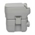  US Direct  20l Flush Toilet With Double Outlet Portable Removable Deodorant Leak Proof Water saving Toilet grey